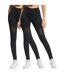 Leggings Motif/style Maille Femme Noir Bordeaux Sombre Urban Classics-3