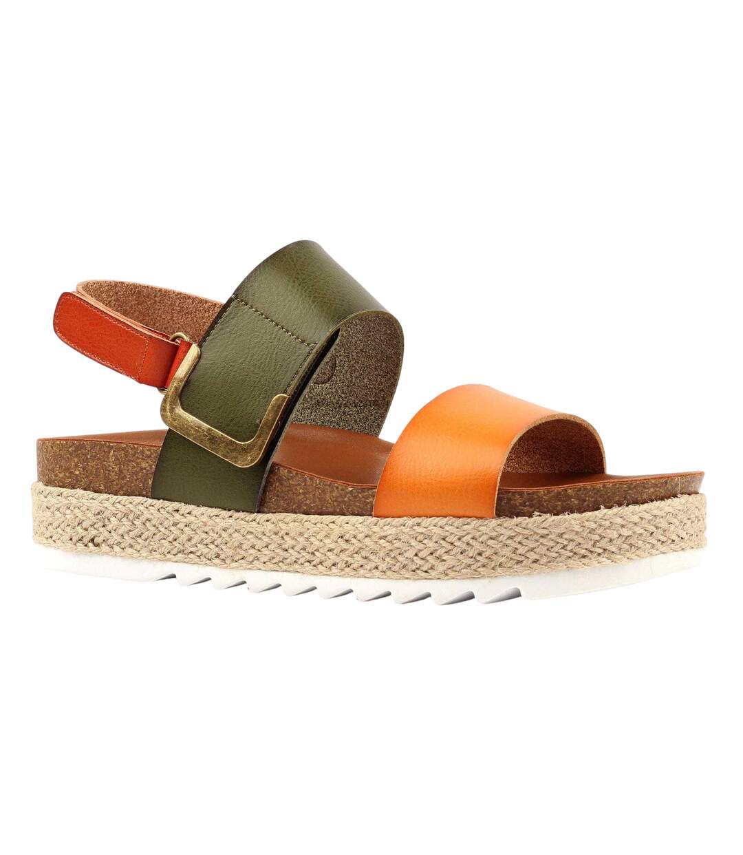 Sandales Deanna Femme Olive Lunar-1