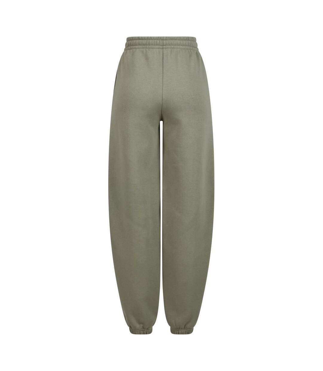 Bas De Jogging Duveteux Pour Femmes/femmes Olive Pâle Build Your Brand-2