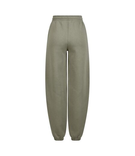Bas De Jogging Duveteux Pour Femmes/femmes Olive Pâle Build Your Brand