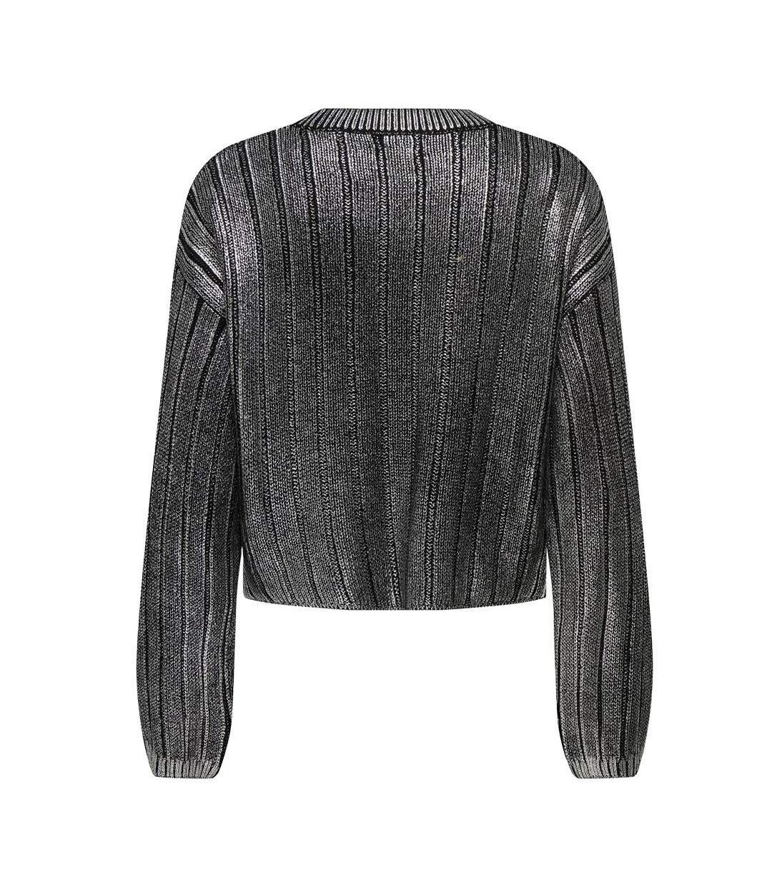 Pull argenté femme only kama-2