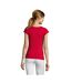 T-shirt Moon Femme Rouge SOLS-3