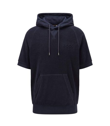 Sweat Manches Courtes Sealy Homme Bleu Foncé Boss