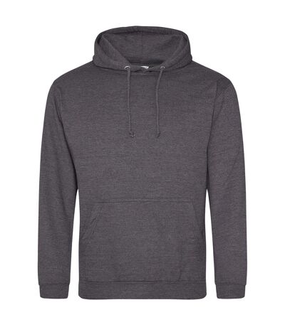 Sweat À Capuche College Adulte Charbon Awdis