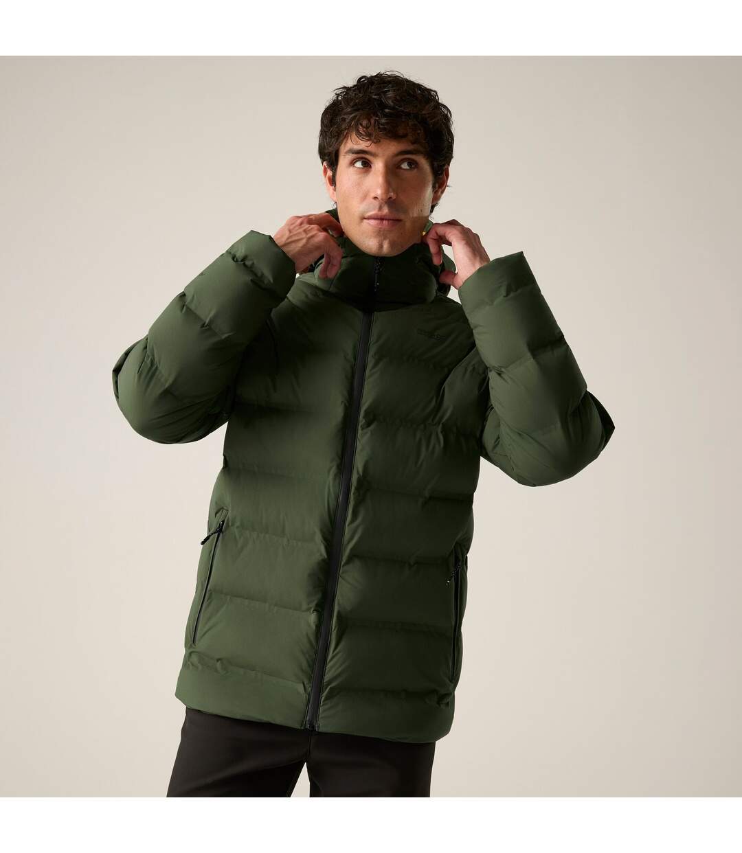 Mens Altoro Thermal Waterproof Jacket Dark Khaki Sunset Regatta-1
