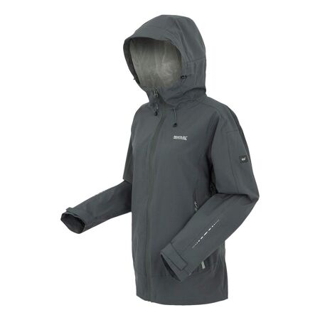 Veste imperméable okara femme gris phoque / gris Regatta