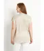 T-shirt long imprimé doré manches courtes-2