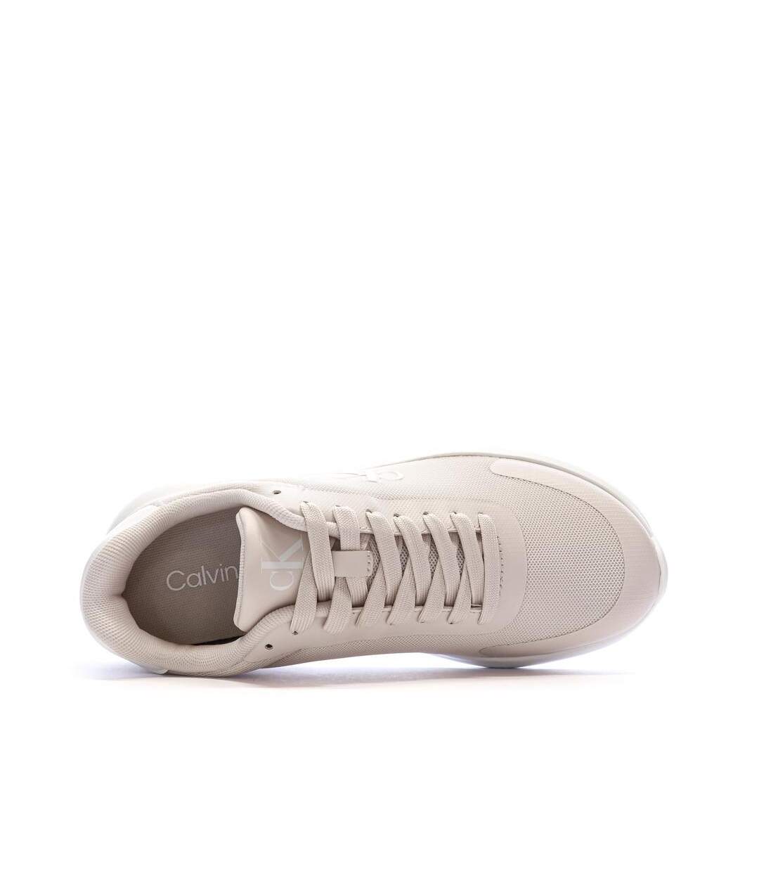Baskets gris clair femme calvin klein jeans 3 eva-4