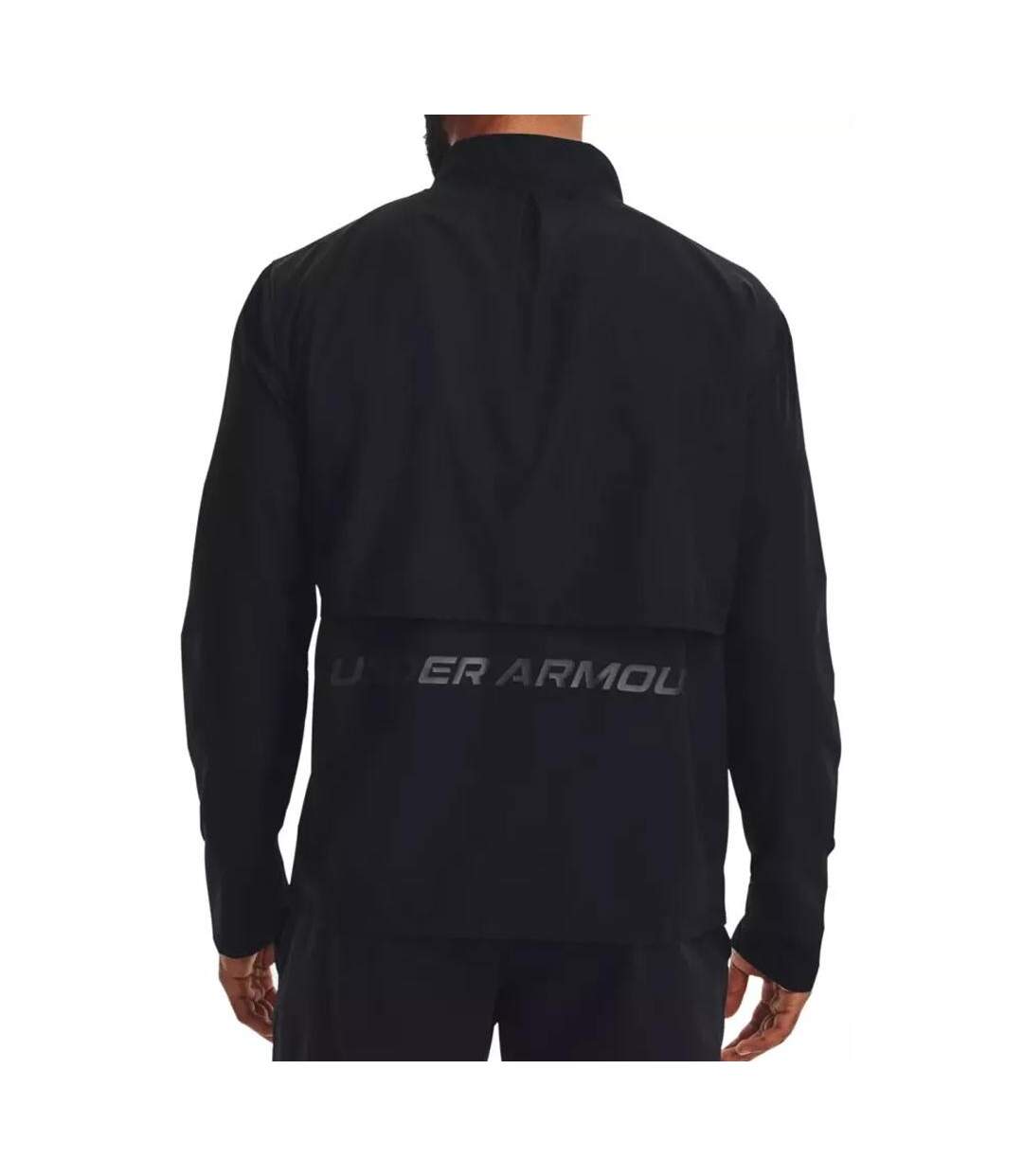 Veste noire homme under armour launch-2