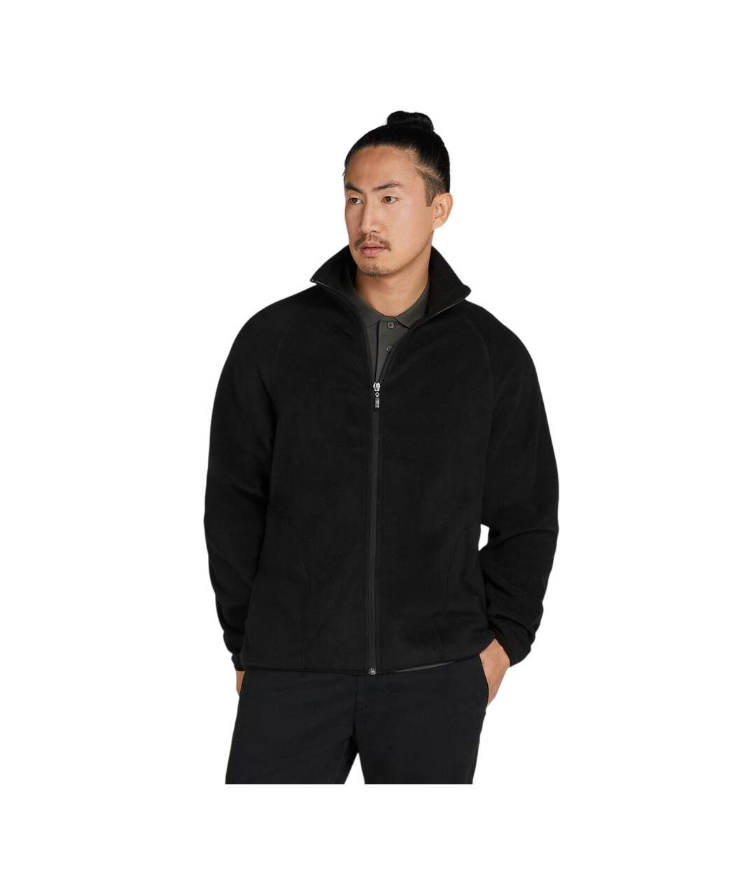 Veste Motif/style Zippé Homme Noir Signature-1