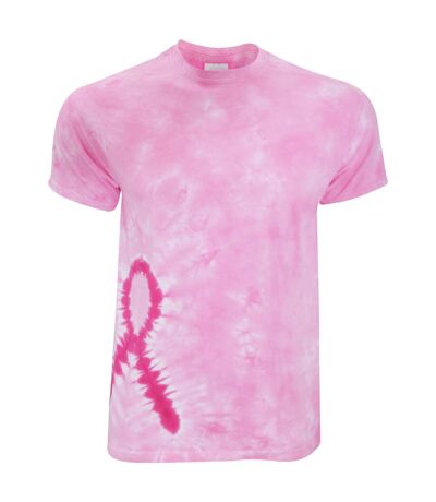 Colortone Adult Unisex Awareness Pink Ribbon Heavyweight T-Shirt (Awareness Pink Ribbon)