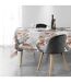 Nappe Imprimée Alianor 150x240cm Gris & Blanc-2
