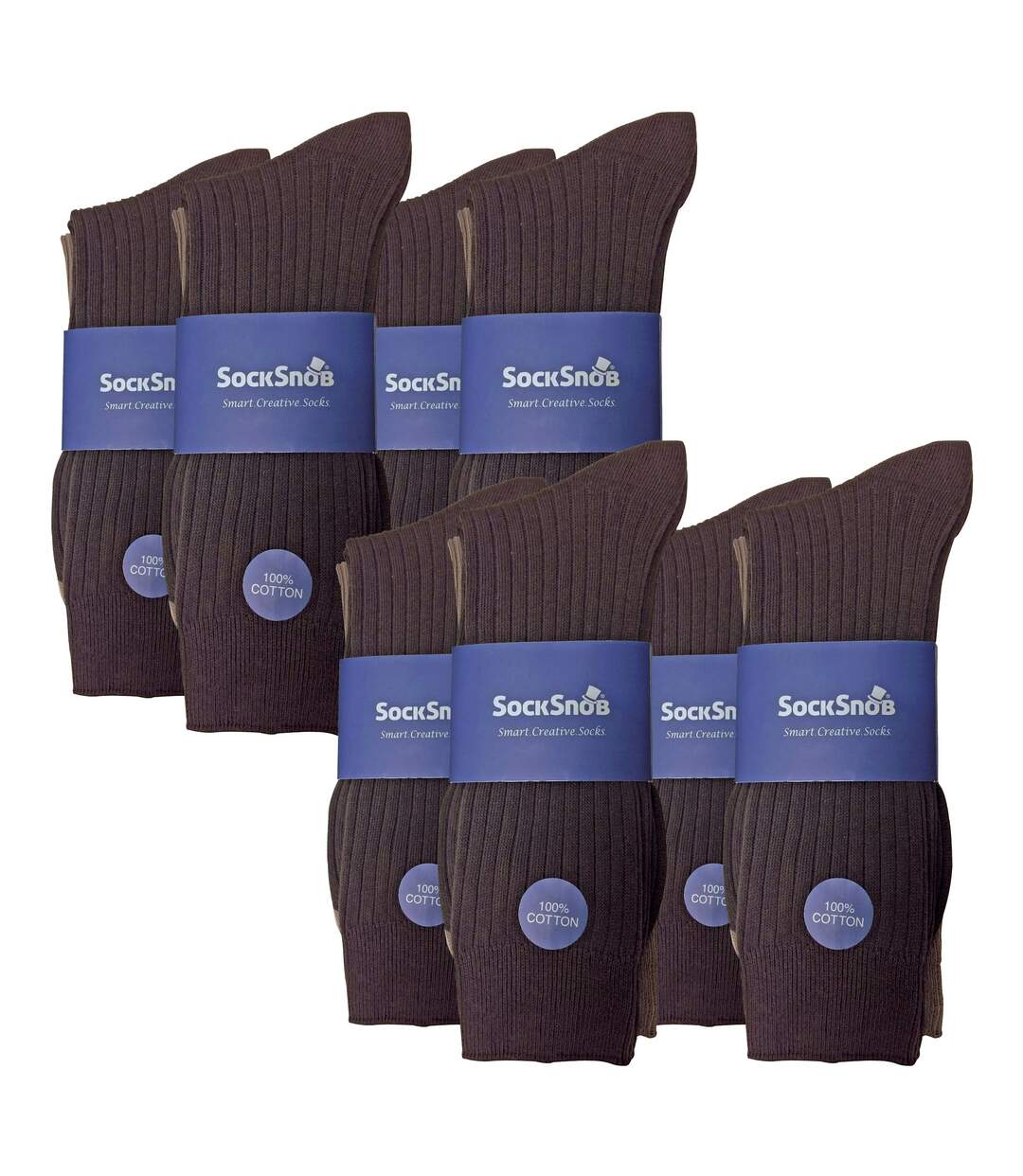 Lot de 24 paires de chaussettes confortables 100 % coton pour homme-2