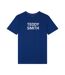 T-shirt Bleu Homme Teddy Smith Basic Mc - S