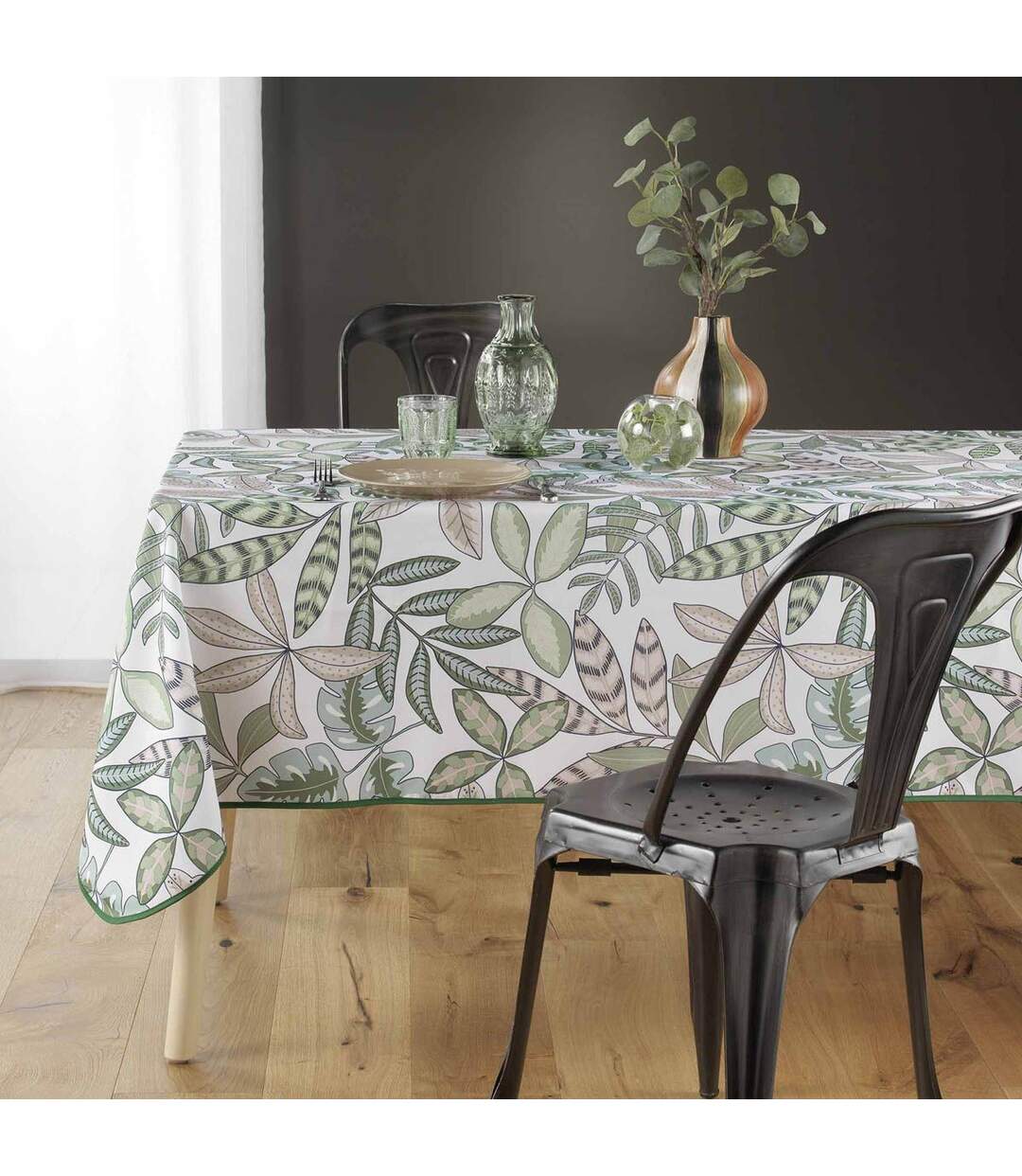 Nappe Imprimé Beautaline 150x240cm Vert-3