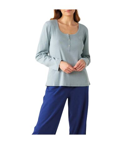 Pyjama long femme Confort Maille Athena