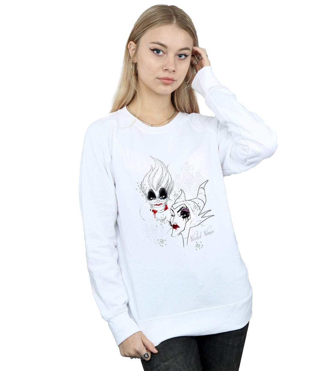 Disney - Sweat WICKED WOMEN - Femme (Blanc) - UTBI2129-2