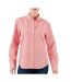 Chemise rayure rouge femme tommy hilfiger pinstripe - l-1