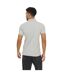 Polo Motif/style Logo Brodé Homme Gris Clair Chiné Brave Soul-3