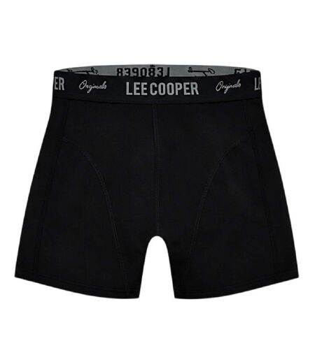 Lot De 5  Boxers Homme Noir Bleu Marine Gris Chiné Lee Cooper