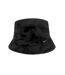 Beechfield Camo Polyester Recycled Bucket Hat (Midnight)