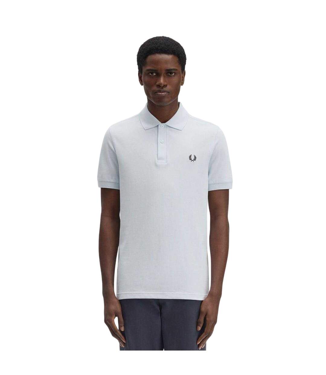 Polo Motif/style Logo Homme Bleu Glacier Fred Perry-4