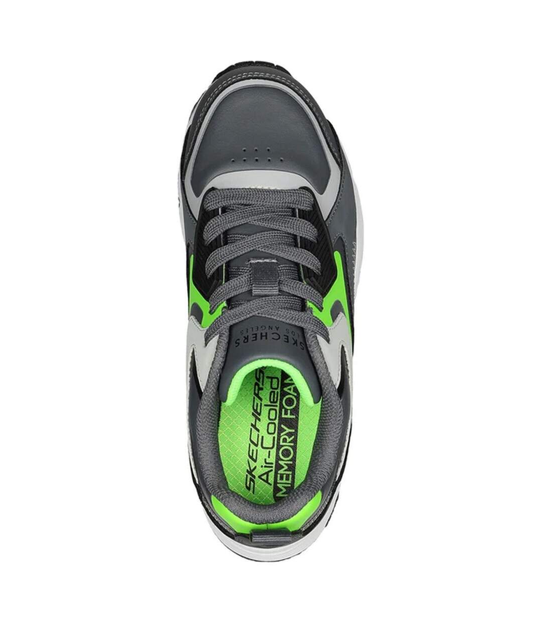 Baskets colour surge garçon charbon / vert clair Skechers-4