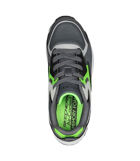 Baskets colour surge garçon charbon / vert clair Skechers