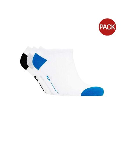 Pack of 5  Mens sticklebarn trainer socks  white Dunlop