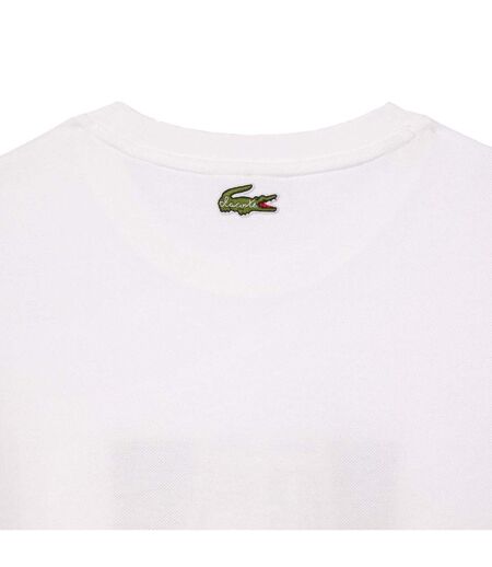 Womens/ladies Printed Pique T-shirt White Lacoste