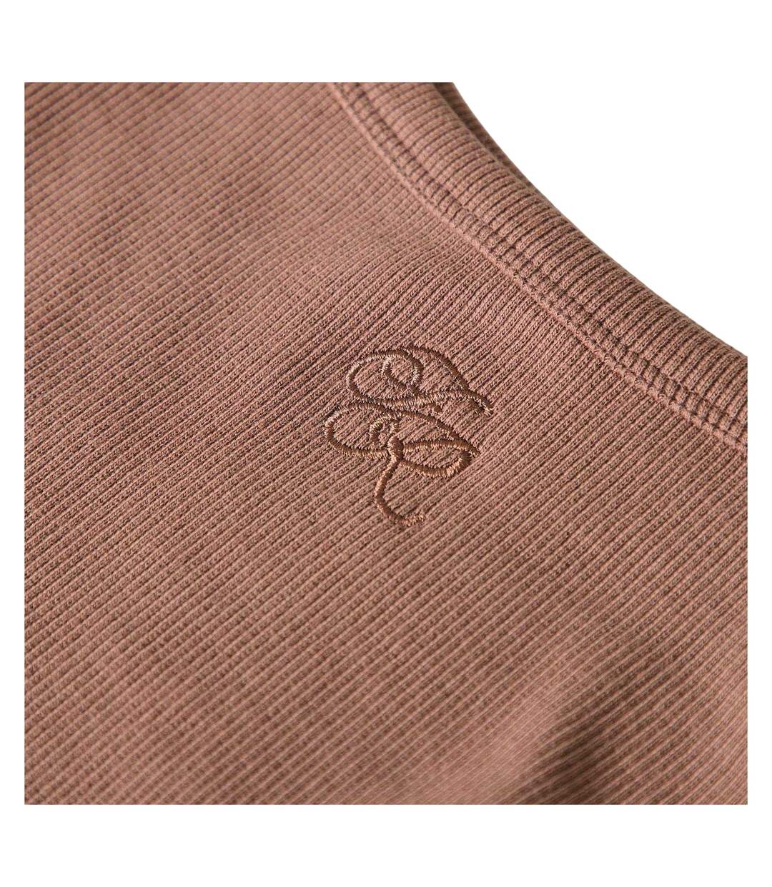 Womens/ladies Scoop Neck Tank Top Brown 4th And Reckless-3