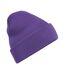 Bonnet À Manchettes Original Pour Adultes, Unisexe Violet Beechfield-1