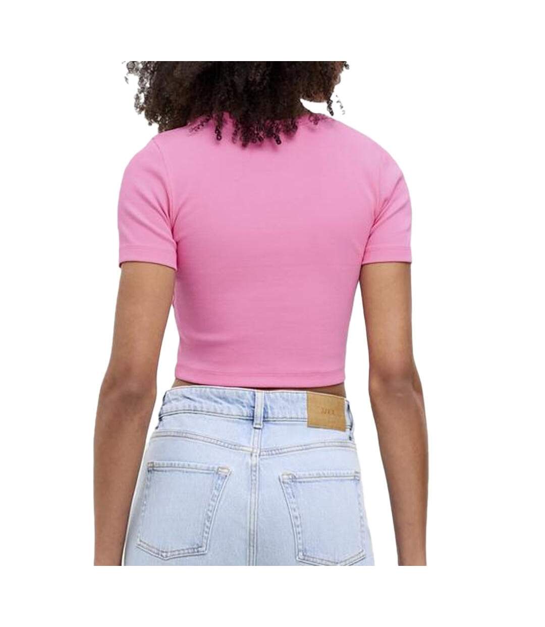 T-Shirt rose femme jjxx florie - l-2