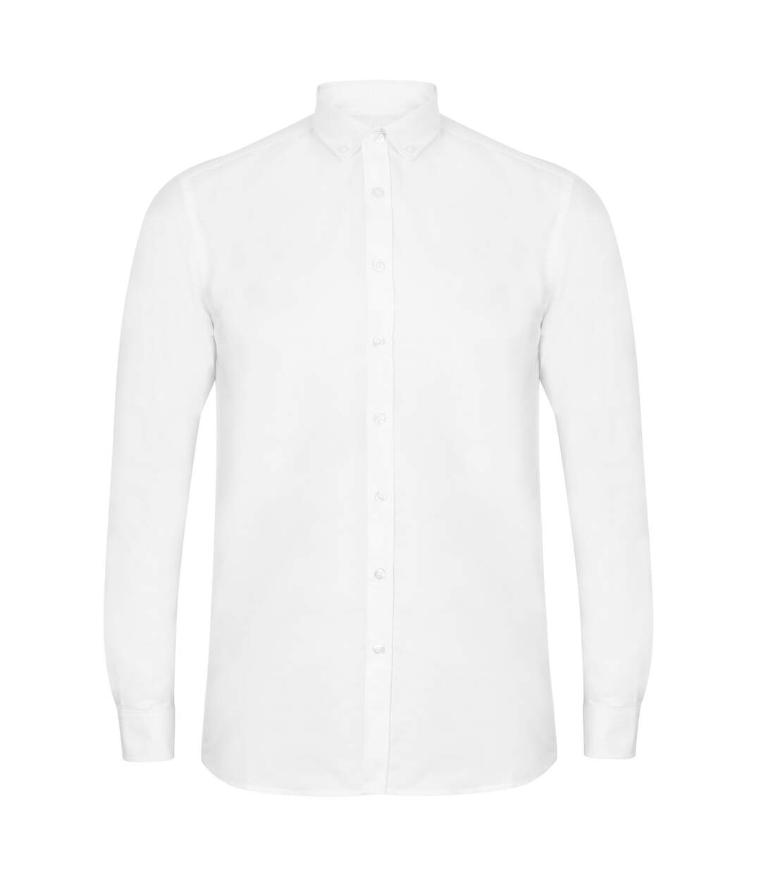 Modern chemise à manches longues homme blanc Henbury-1