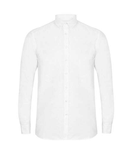 Modern chemise à manches longues homme blanc Henbury