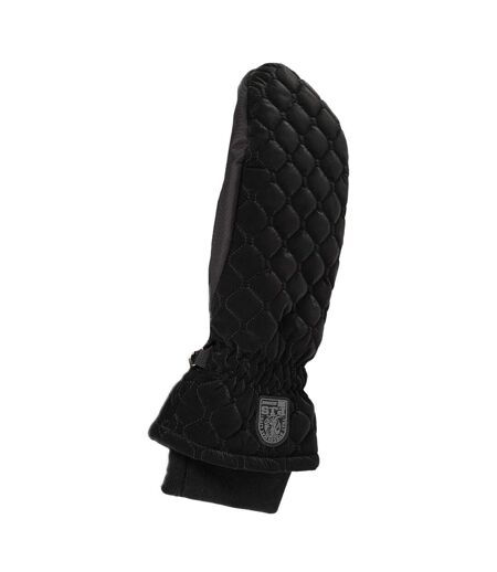 Unisex Adult Puffer Mittens Black Parajumpers
