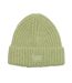 Bonnet vert femme superdry rib knit beanie-1