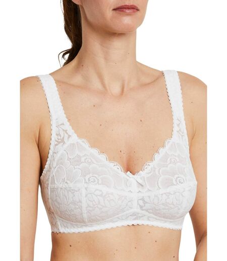 Soutien-gorge sans armatures maille jacquard