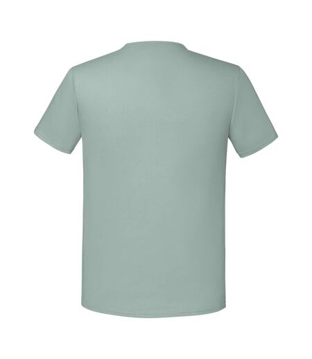 T-shirt Iconic Hommes Vert De Gris Fruit Of The Loom