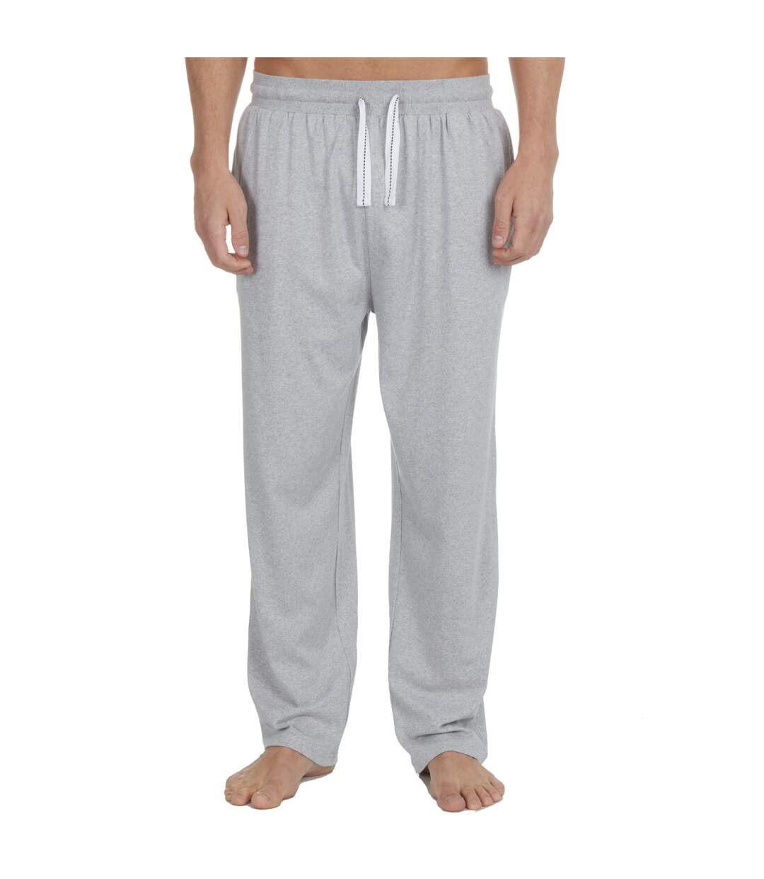 Pantalon de détente homme gris chiné Momentii-1