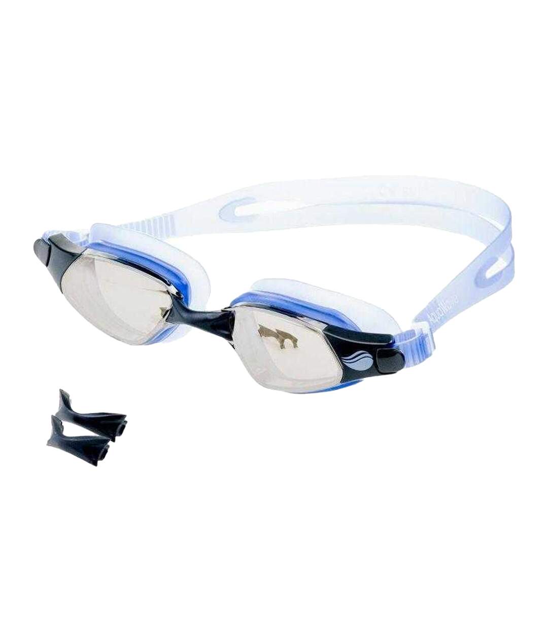 Lunettes De Natation Petrel Adulte Noir Bleu Aquawave-1