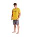 Men's short-sleeved and round neck pajamas MUEH0150