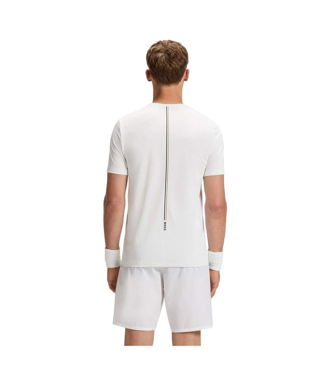 T-shirt Motif/style À Rayures Toc Homme Blanc Boss-3