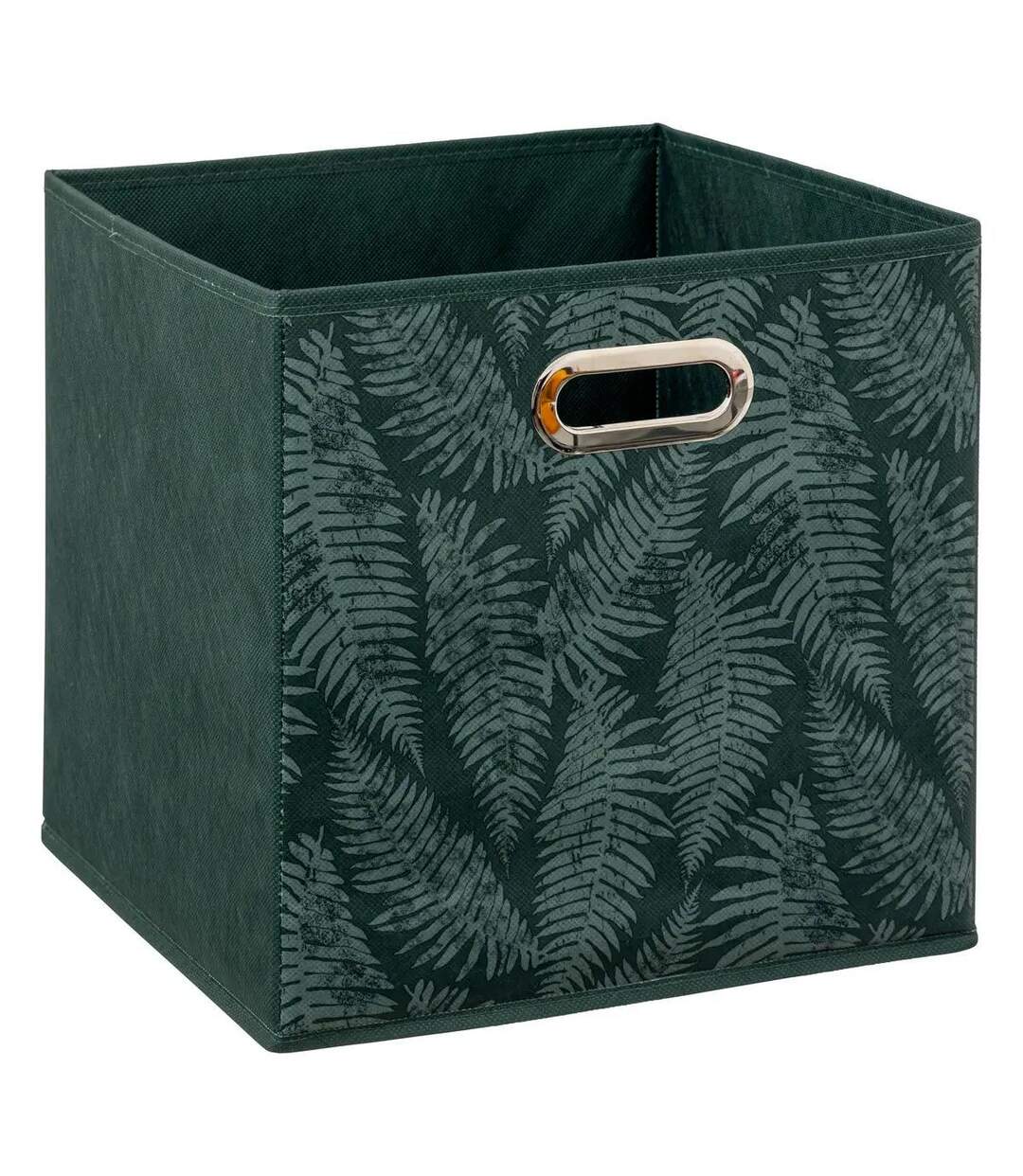 Boîte de Rangement Herbier 31x31cm Vert Foncé-1