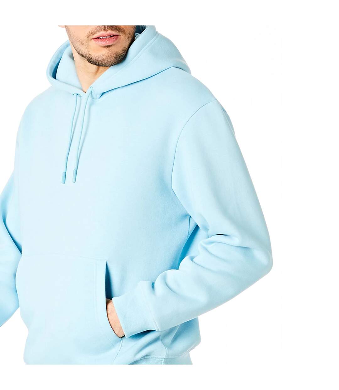 Sweat à capuche homme bleu aqua RIPT Essentials-3