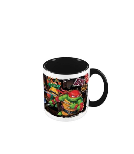 Teenage Mutant Ninja Turtles: Mutant Mayhem - Mug TURTLE POWER (Blanc / Multicolore / Noir) (Taille unique) - UTPM7412