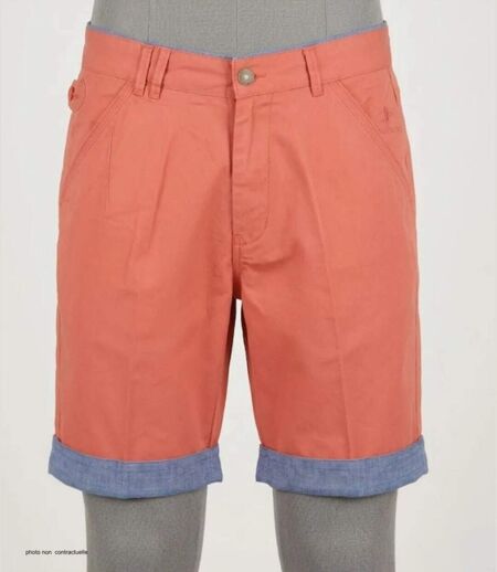 Bermuda WINCHESTER INDUS2 orange en coton : le short audacieux et modulable pour l'été