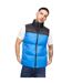 Mens demerley contrast panel vest blue Crosshatch