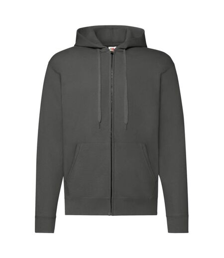 Veste À Capuche Classic Adulte Graphite Clair Fruit Of The Loom