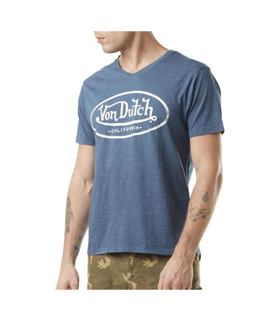 T-shirt marine homme von dutch tyron-1